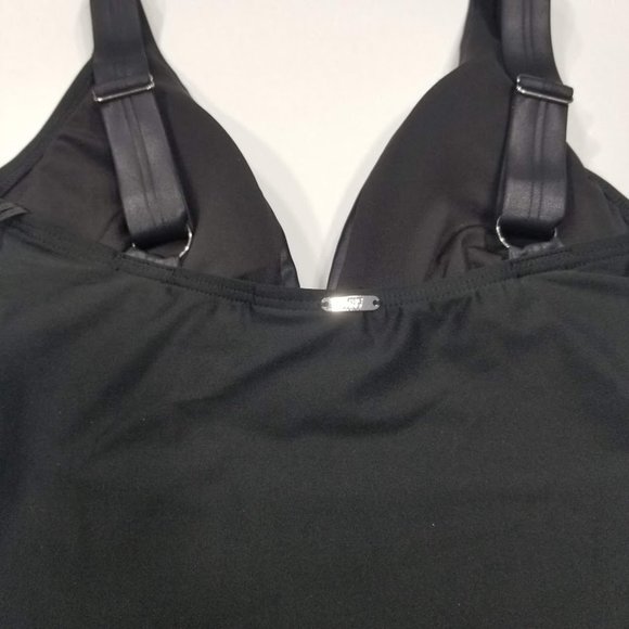 DKNY Tankini Top Size Black - Picture 9 of 12